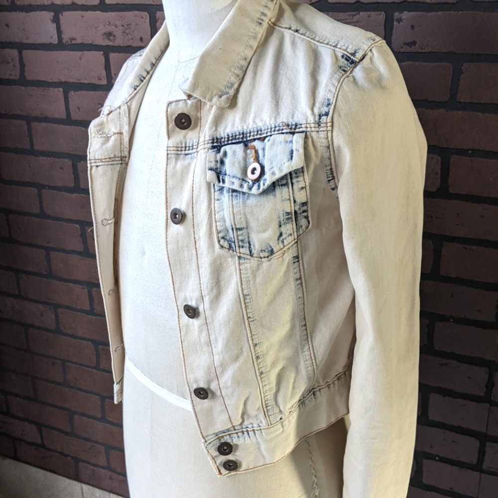 White Washed Denim Jacket